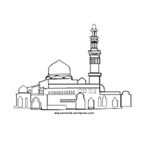 PPESANAN KAIN KISWAH MAKAM ROSULULLAH SAW (Kotak Kayu Engsel 30×20×10) (HANYA GAMBAR MASJID)