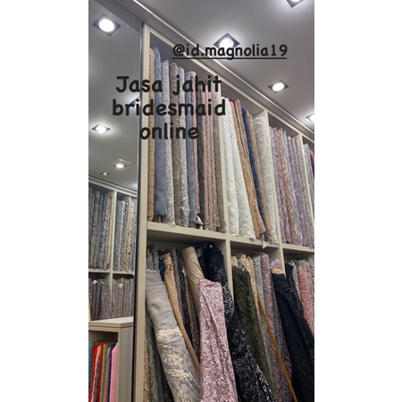 jasa jahit online/jahit bridesmaid