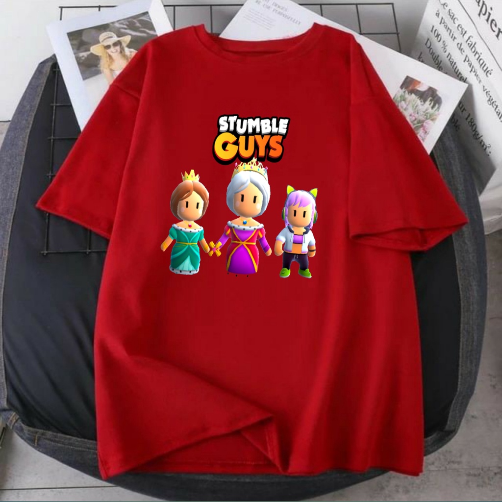 BAJU ANAK KAOS ANAK STUMBLE GUYS ATASAN BAHAN PREMIUM