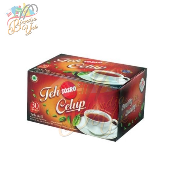 

Teh Celup Sosro teh celup kemasan Bag Harga 1 box isi 30 Bag x 2 Gr