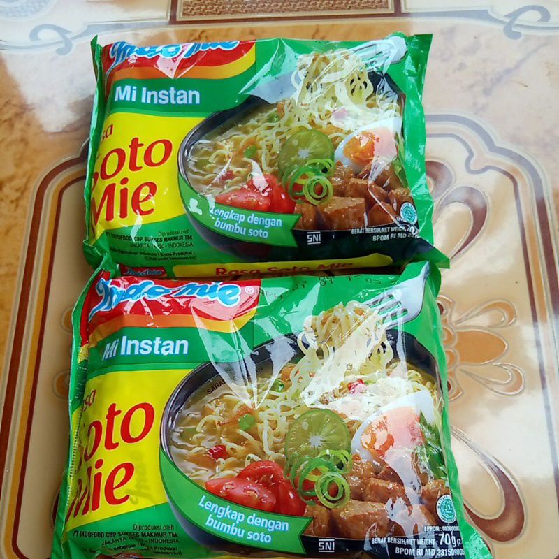 1 Dus - INDOMIE Mi Instan Rasa SOTO Mie Karton Isi 40 Bungkus