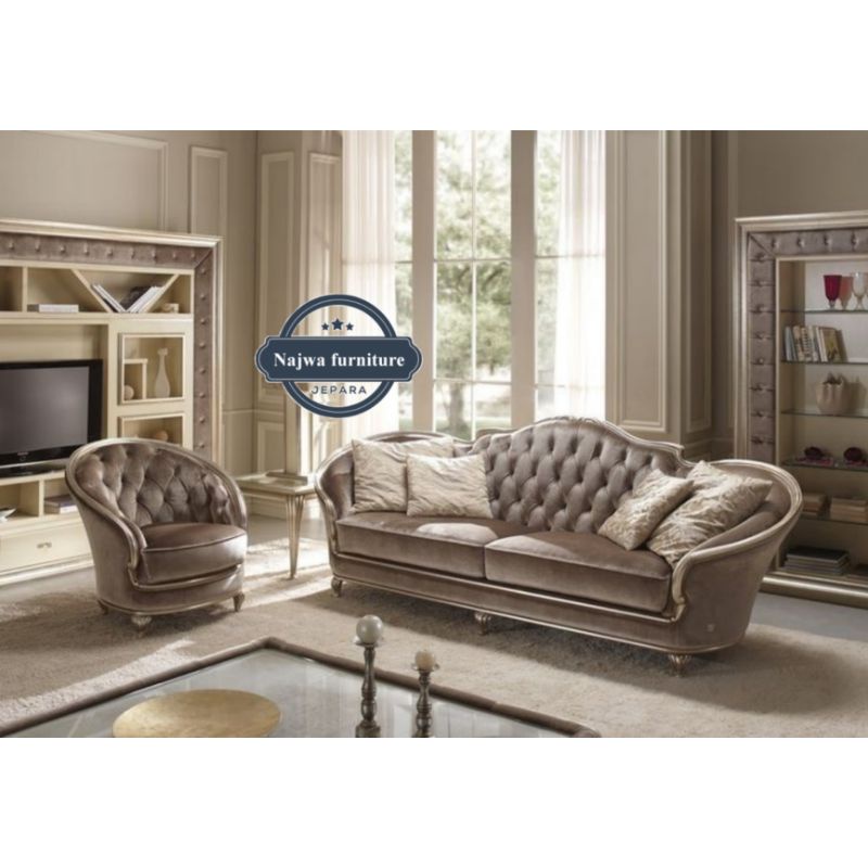 SOFA MEWAH SOFA TAMU LUXURY SOFA MINIMALIS MODERN