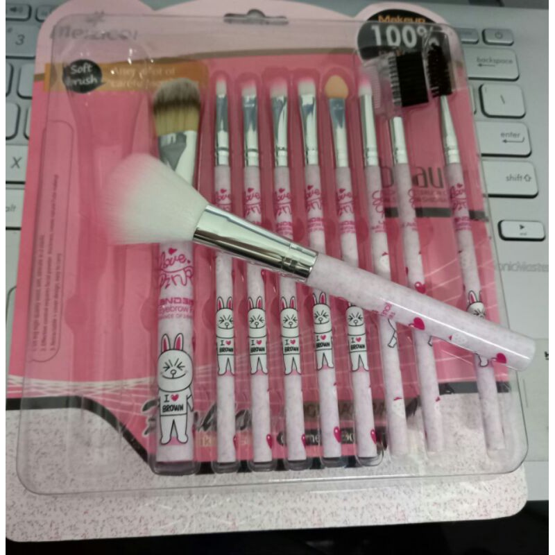 BRUSH MAKE UP 10 IN 1 PER SET KBRMC10-1