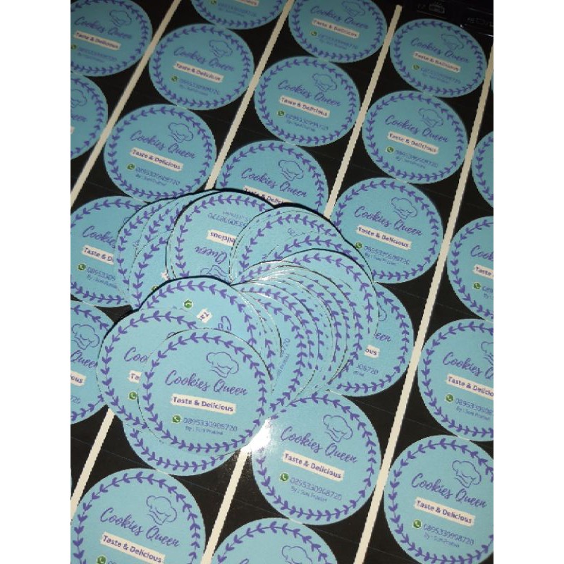 

STICKER LABEL / MAKANAN / KUE KERING / HAMPERS / DLL