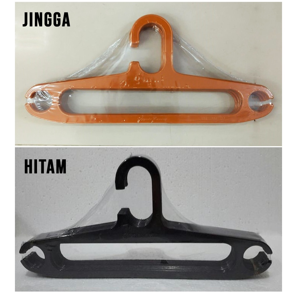 Gantungan Baju Isi 12 Pcs / Hanger Luxury Pakaian Plastik Ukuran Besar