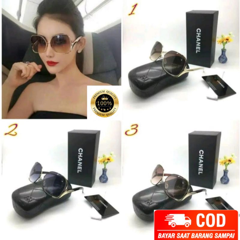 KACAMATA Sunglasses Wanita,KacamataCHANEL5231,SuperPremium,Lensauv+Antisilau