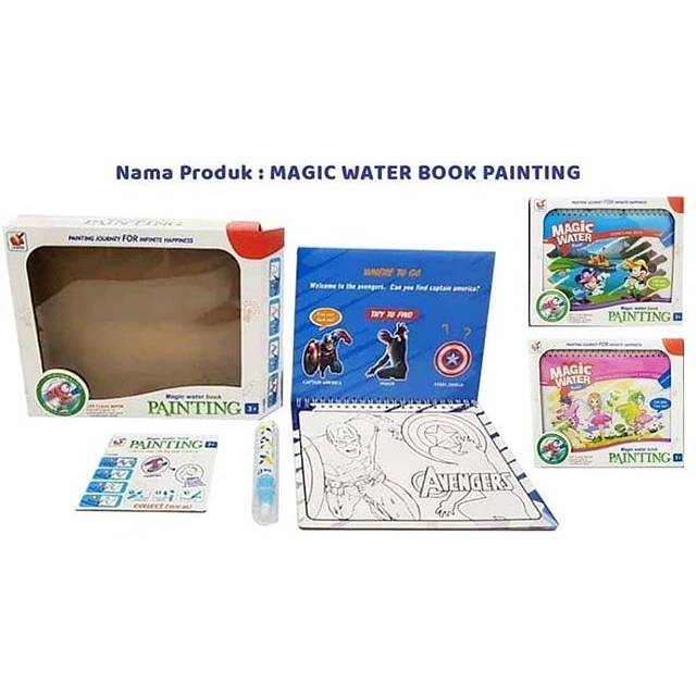 

Magic water book painting