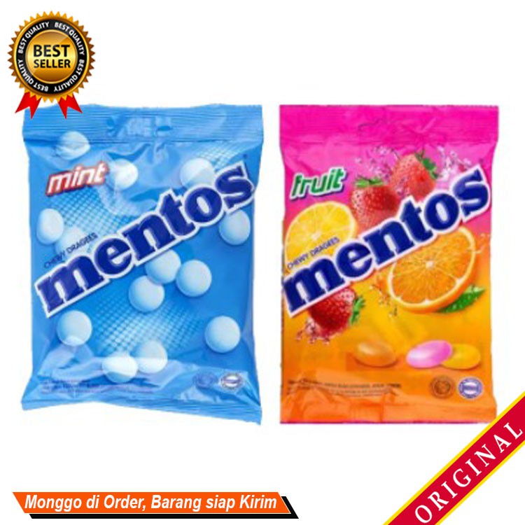 

Permen Penghilang Bau Mulut Penyegar Nafas Pelega Tenggorokan ~ Fruit Mentos 135g