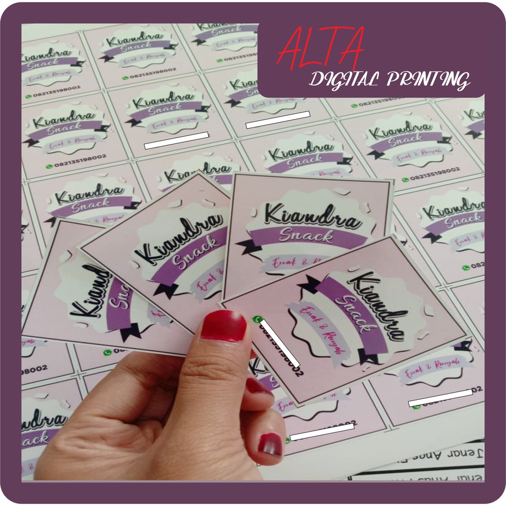 

(TERMURAH, TERLARIS )STICKER CUSTOM MAKANAN MINUMAN OLSHOP