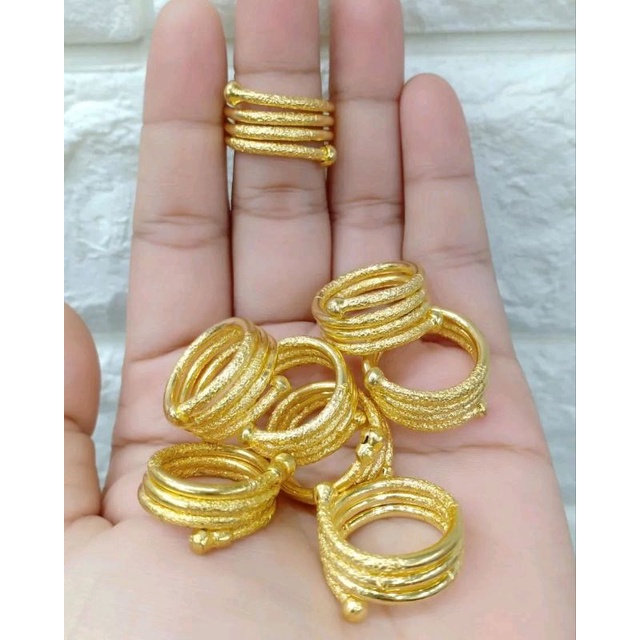 Cincin Penang Lapis Emas 24k