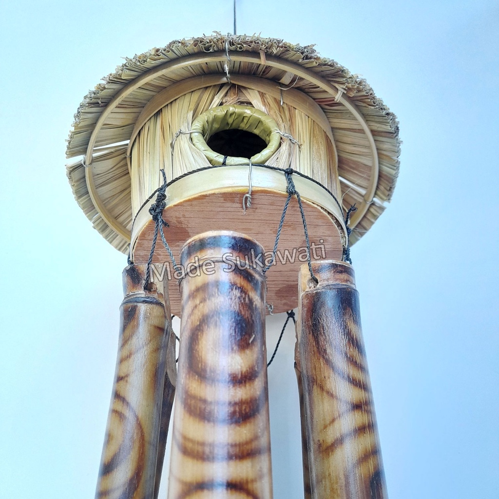 Windchimes lonceng bel hiasan bambu kerajinan wind chime batok