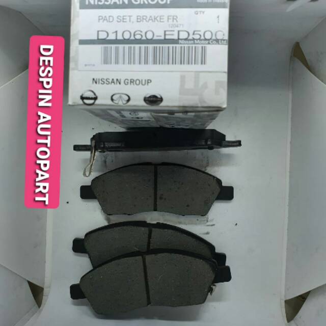 Kampas rem depan grand livina 2007-2012