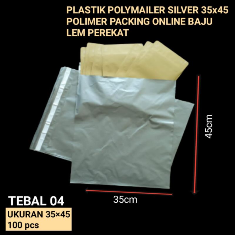 

Kantong Plastik Packing polymailer 35×45CM isi 100pcs Plastik Packing Online shop