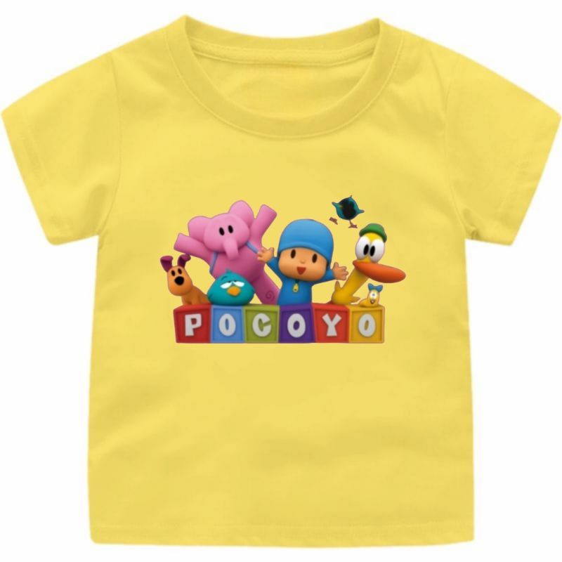 BAJU ANAK ( POCOYO) ANAK CEWEK-COWOK 1-12 TAHUN