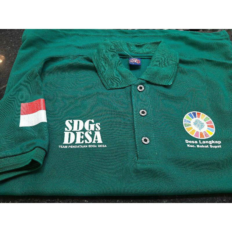 POLOSHIRT SDGS DESA / POLOSHIRT PENDATAAN DESA / POLOSHIRT KEMENTRIAN DESA