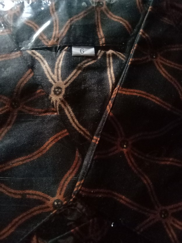 Batik Couple Keluarga Modern Sania Ruffle Ori Ndoro Jowi Dnt Motif Mendung Sogan Termurah Shopee