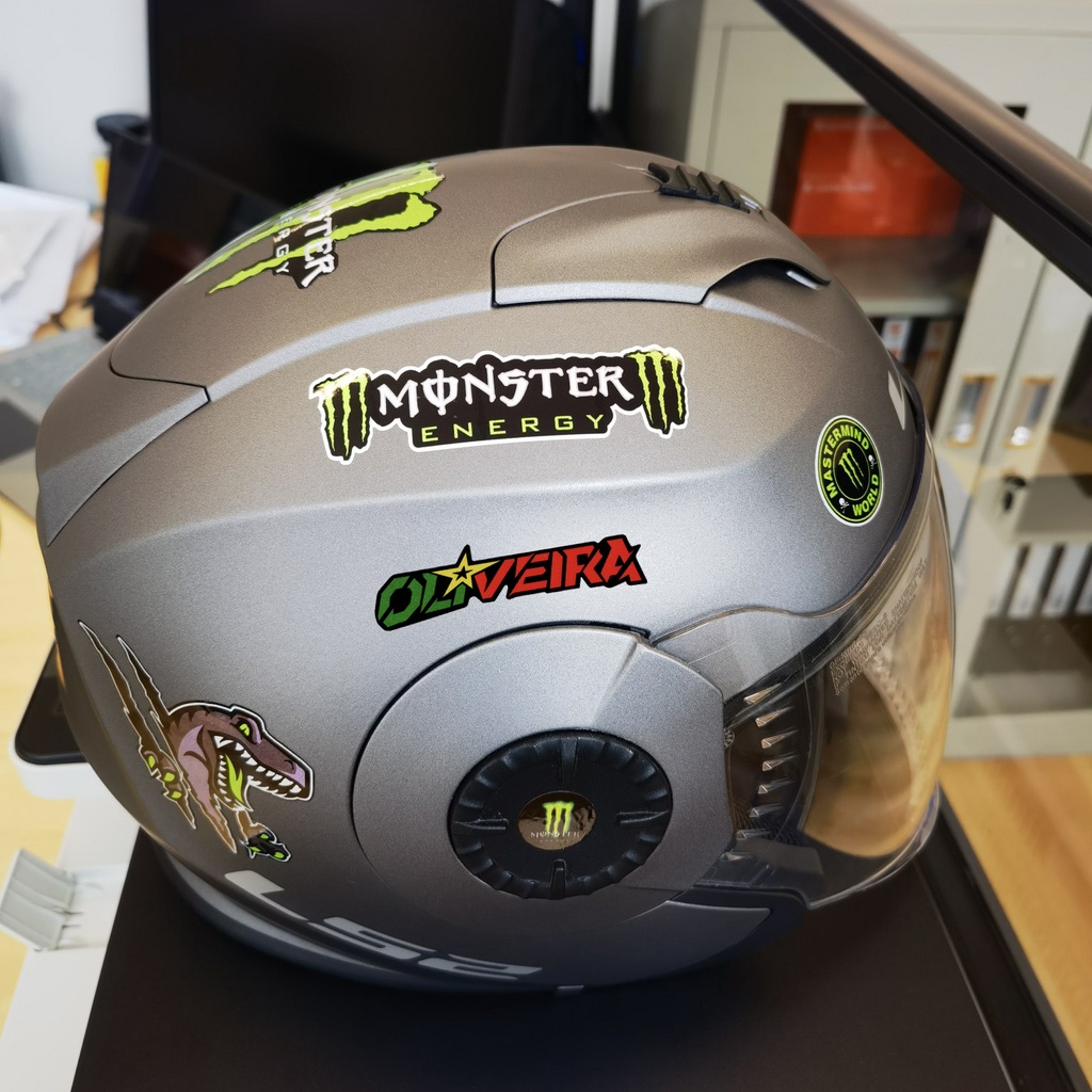 1 Set Kawasaki Stiker Motor Periferal Merek Reflektif Stiker Motorcross Dimodifikasi Stiker