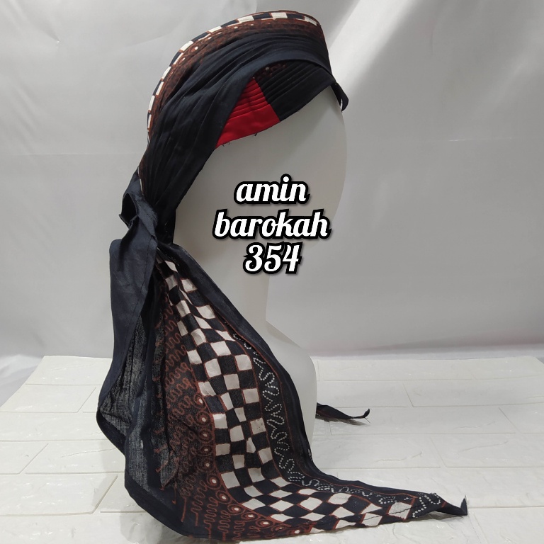 COD...!!! Blangkon Jogja Lipat Motif Kotak Coklat Sliwir - Ukuran Dewasa #Adat #Jawa #Tradisional