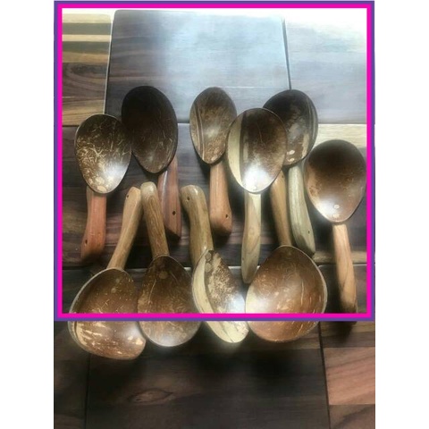 

centong nasi tradisional batok kelapa / centong nasi tempurung kelapa - Netral