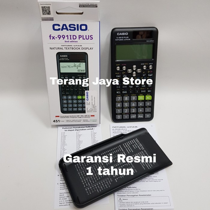 Kalkulator Scientific Casio Fx-991 Id Plus Casio Fx-991Id Plus