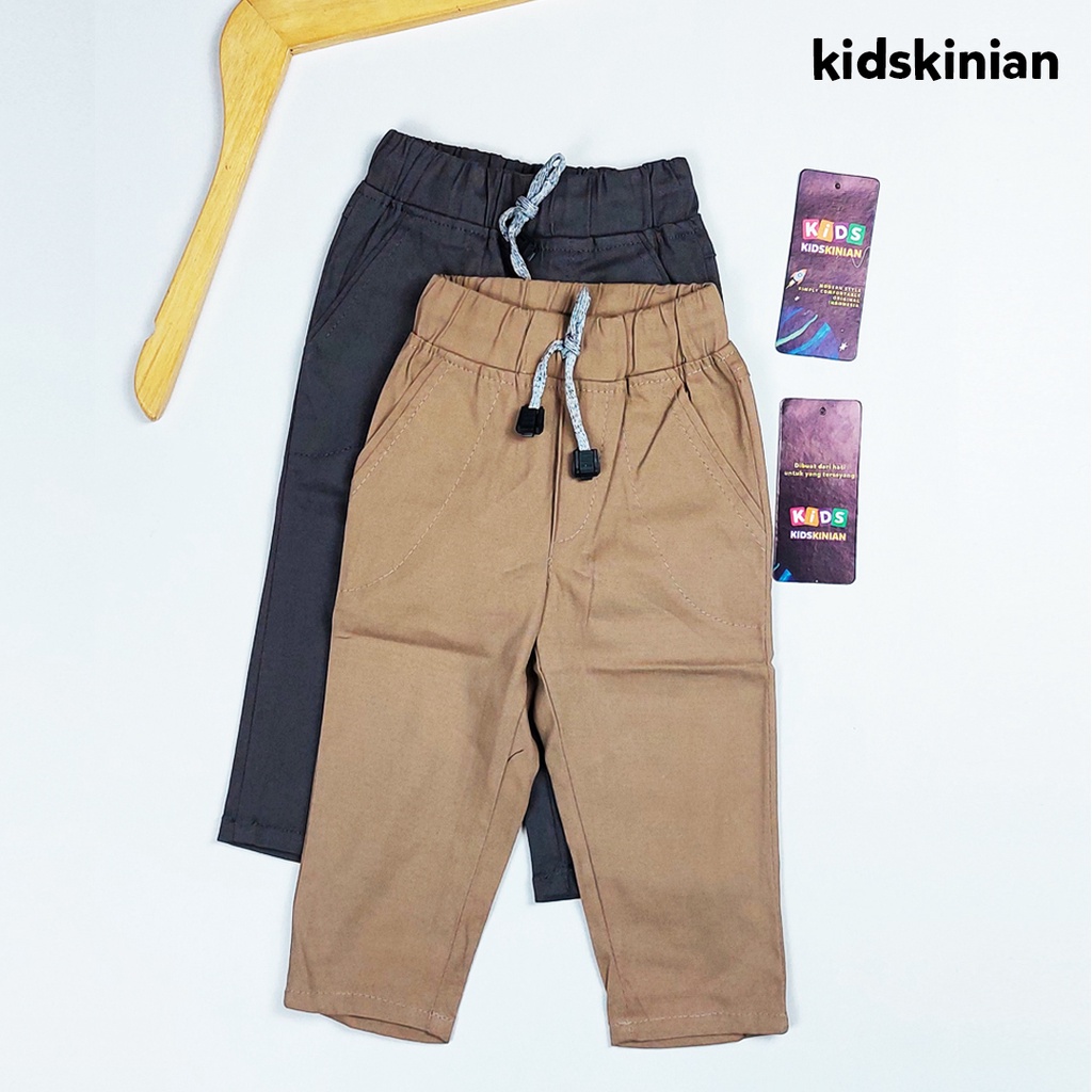 Celana Panjang Anak Unisex Short Pant Junior Laki Perempuan Chinos Usia Umur 2345678910 Tahun