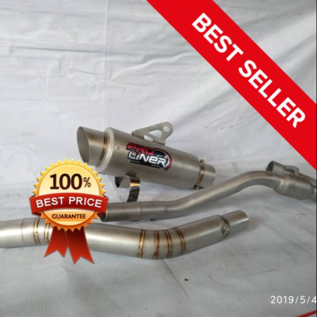 Knalpot PROLINER  untuk Klx Crf d-tracker