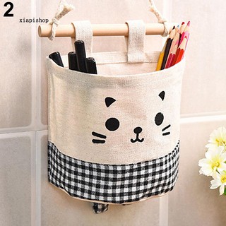 Tas Organizer Gantung Dinding  Motif Polkadot  untuk Dapur  