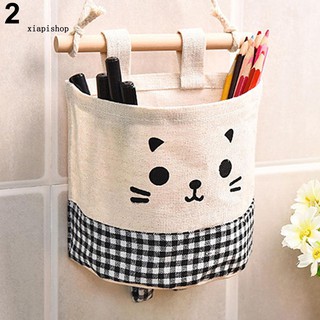 Tas Organizer Gantung Dinding Motif Polkadot  untuk Dapur  