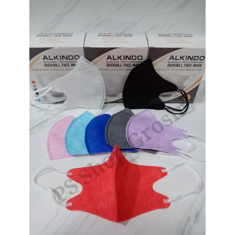 Masker Duckbill Original Alkindo 1 Box isi 50