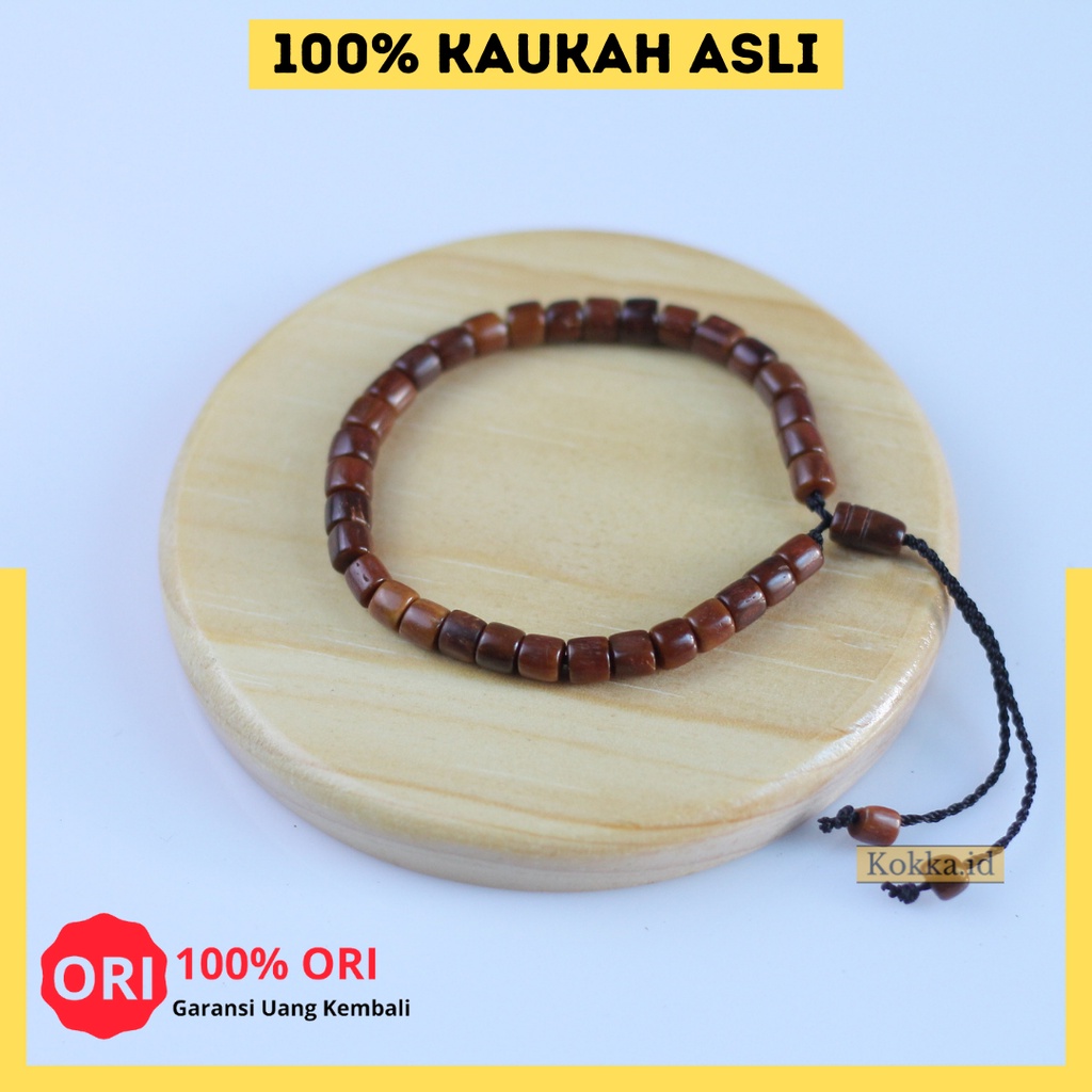 Gelang Tasbih Koka Motif Marjan 33 Butir | Gelang Kayu Kaokah Kaukah Kokkah Asli By Kokka Official