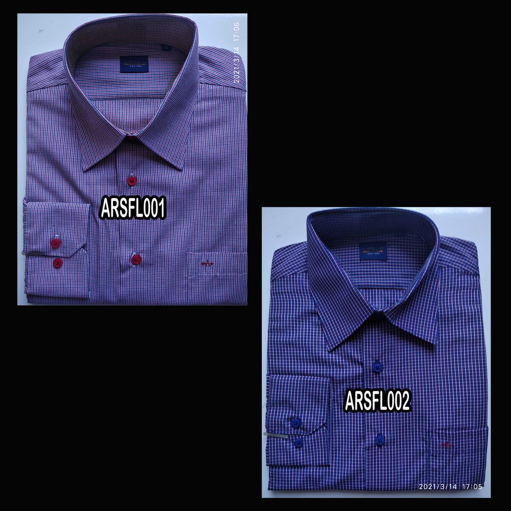 Kemeja Slim Fit Lengan Panjang Merk ARROW