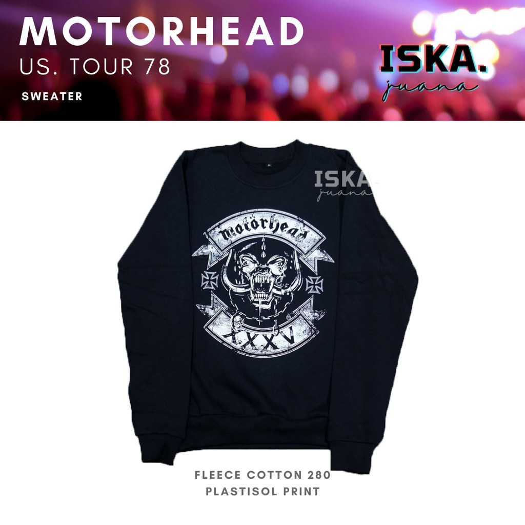 JAKET SWEATER HITAM BAND MOTORHEAD