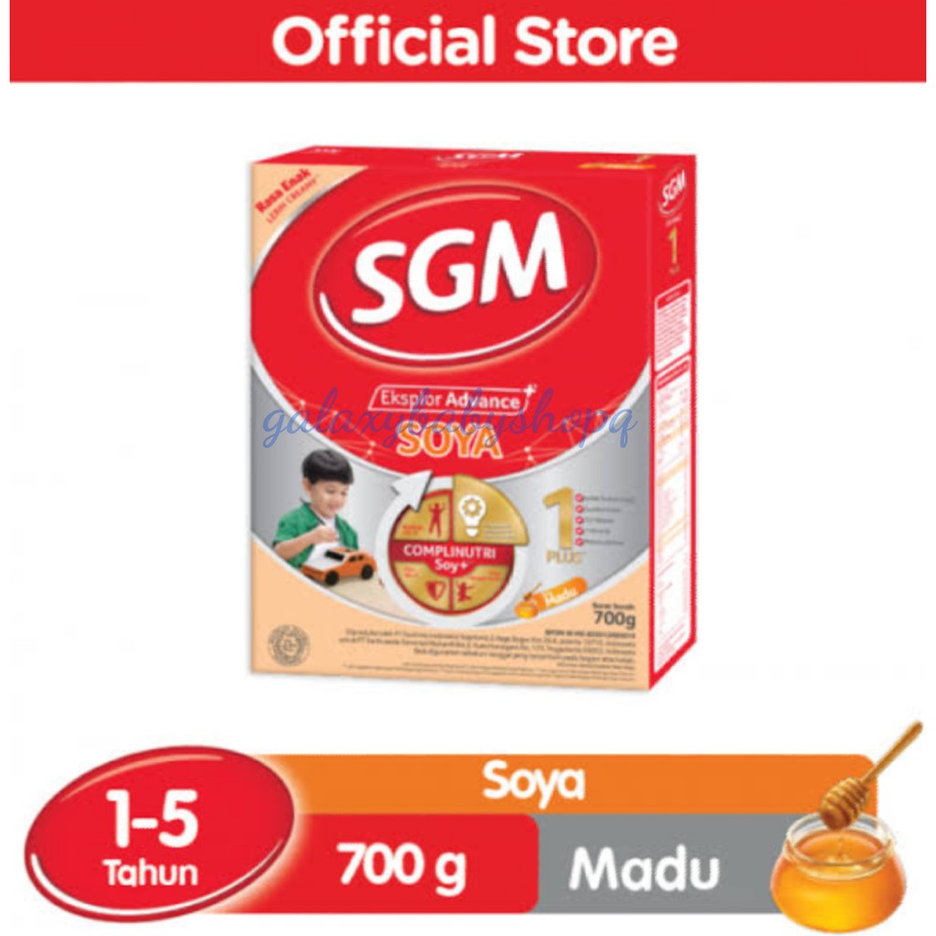 SGM soya 1+ 700gr Vanilla, Madu