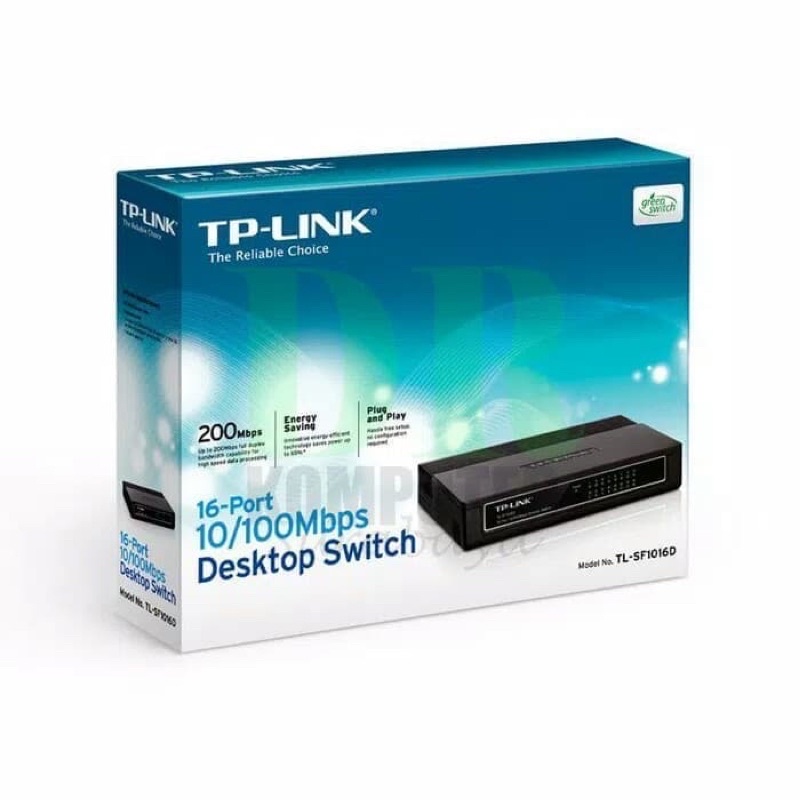 TPlink switch 16port TL-SF1016D 10/100Mbps