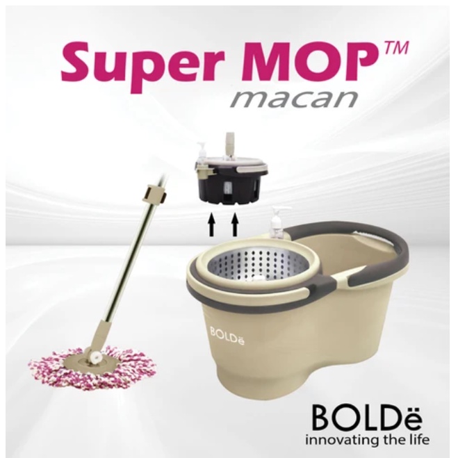 Alat Pel Lantai BOLDe Super Mop Macan