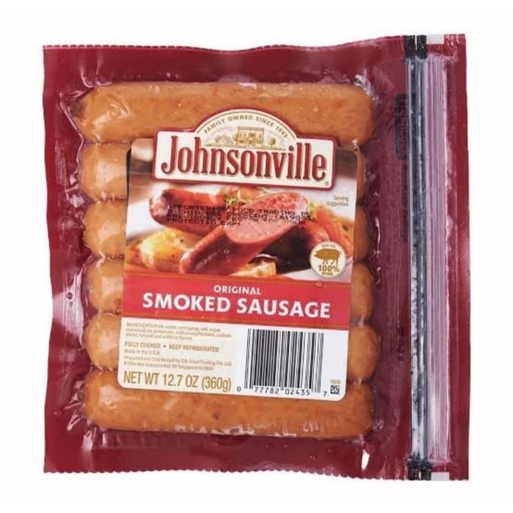 Johnsonville Smoked Brats / Sosis Premium / Premium Sausage