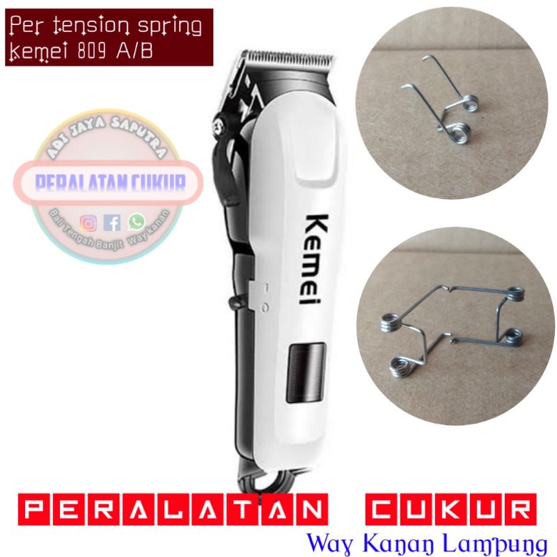 Per 1 pc Tension spring kemei 809 A / B per pengganti kemei 809A kemei 809B