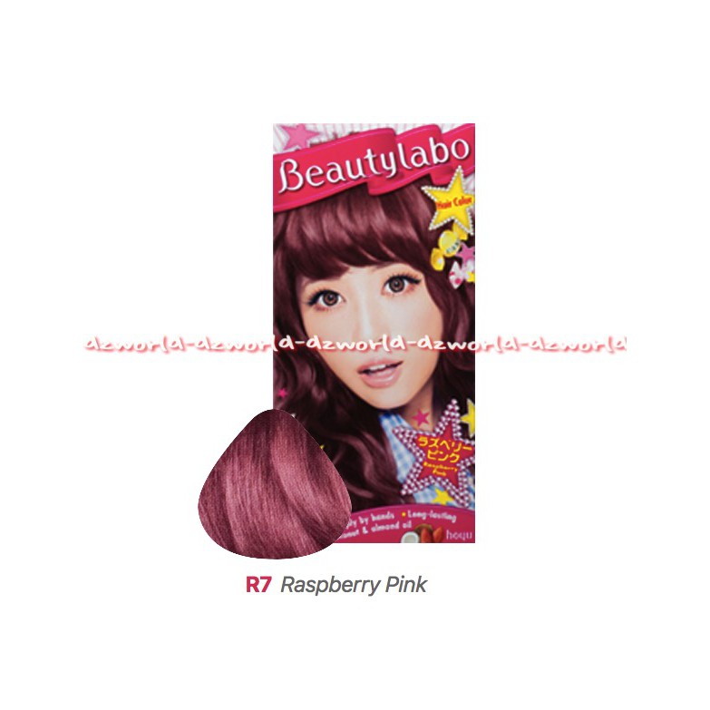 Beautylabo Raspberry Pink Hair Color Pewarna Rambut Dengan Minyak Kelapa Dan Almond Beauty labo