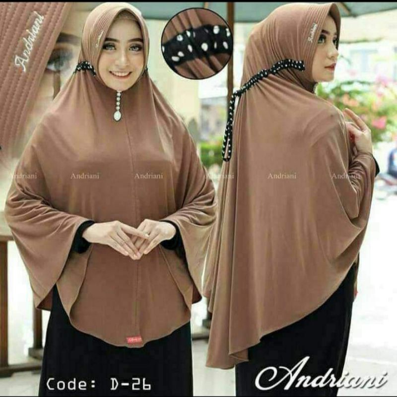 HIJAB INSTAN JUMBO ANDRIANI UKURAN XXL