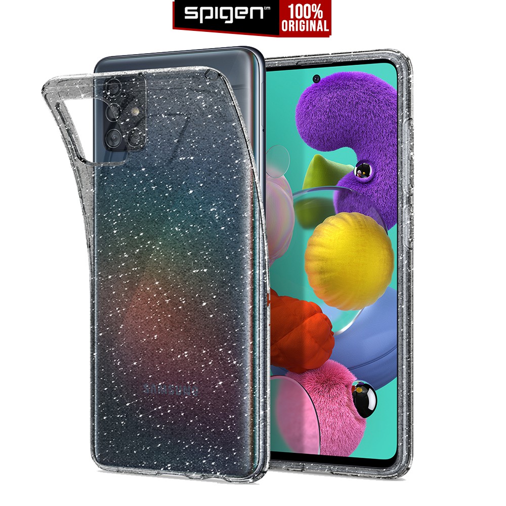

Case Samsung Galaxy A51 / A71 Spigen Liquid Crystal Glitter Sparkling Softcase Casing