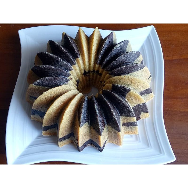 

Butter Cake Marmer Premium/Bolu Jadul Marmer dengan Loyang sultan