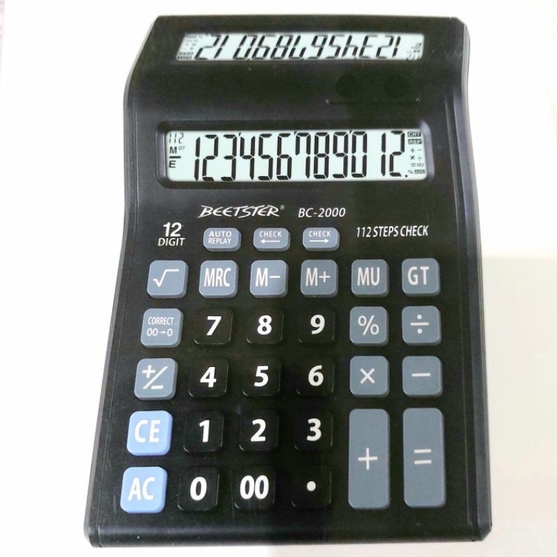 

KALKULATOR BESAR FUKUTA FK-8585-120 2 LAYAR 12 DIGITS KALULATOR CHECK CALCULATOR DAGANG BESAR