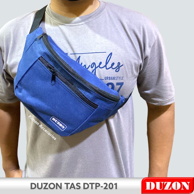 DUZON TAS DPT201 TAS HP SELEMPANG PINGGANG TAS CASUAL UNISEX BAG TAS SEPEDA BIKER