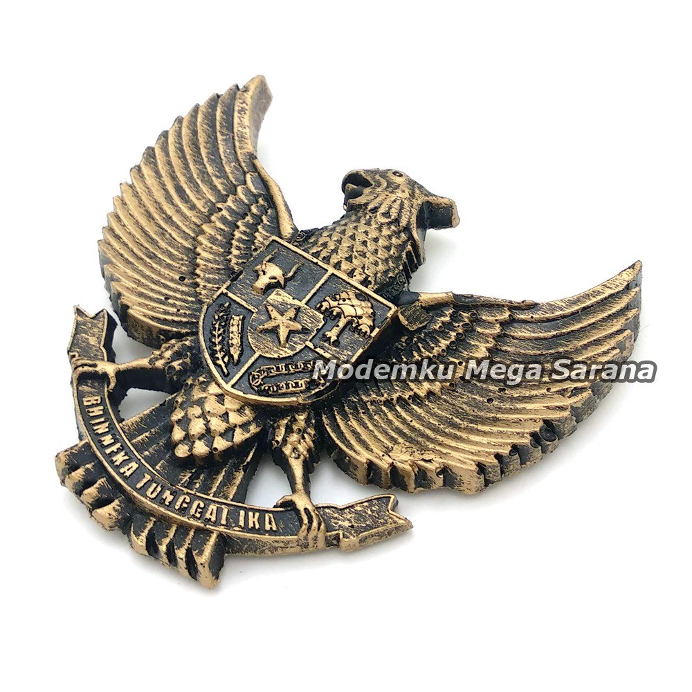 Magnet Kulkas Tempelan Lambang Garuda Pancasila Relief 3D Timbul