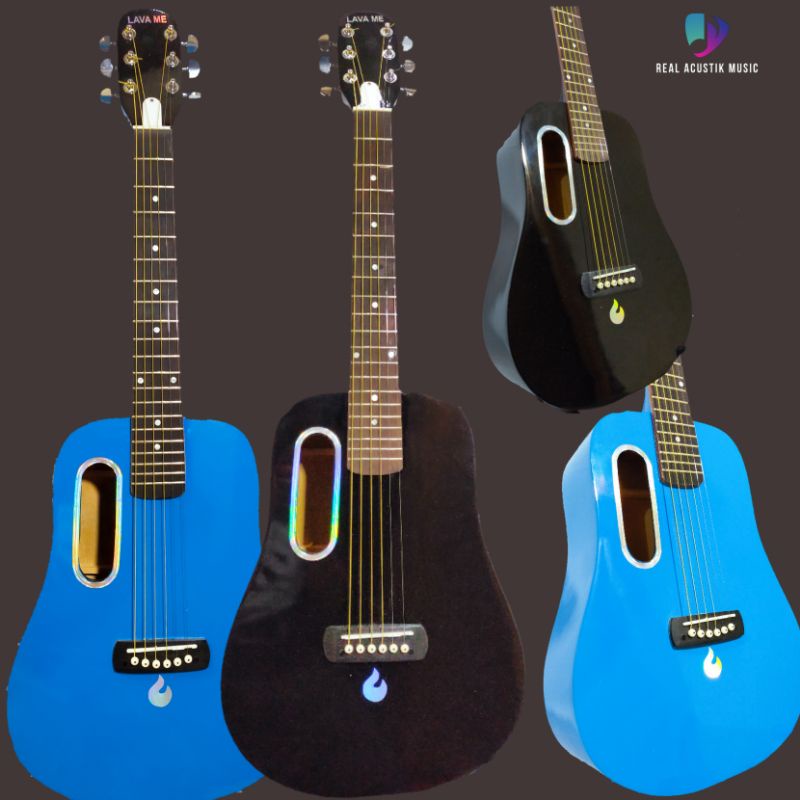 Gitar akustik Lava me 3/4 blue