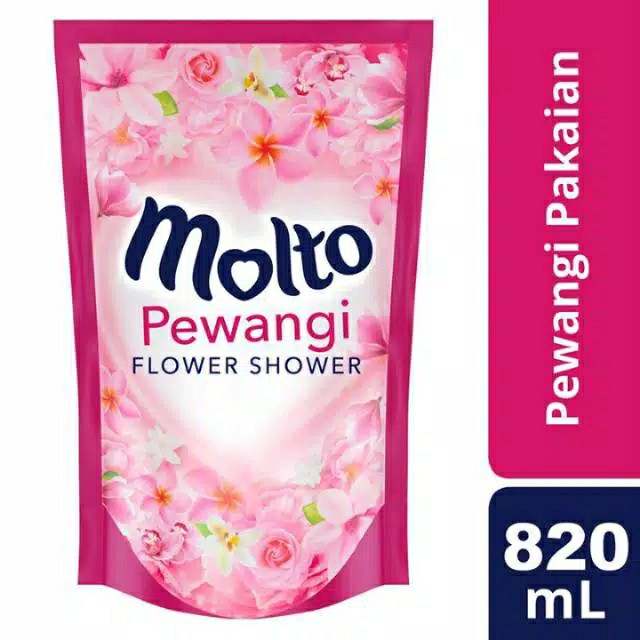 Molto Pewangi Pakaian Pink Dan Biru 820ml