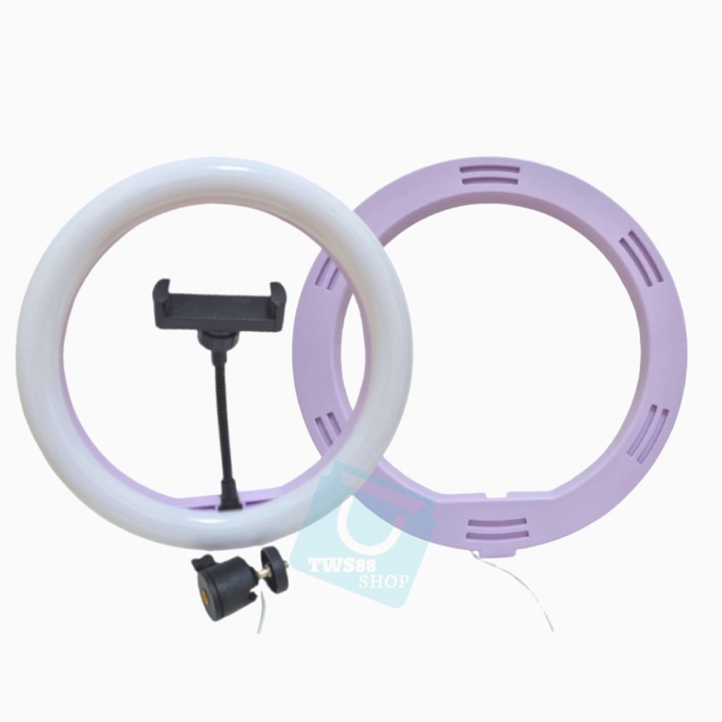 Ring Fill Light Lilac Limited Edition 26cm / LAMPU MAKE UP VLOG / Tripod 2,1M 1.6M 1,1M