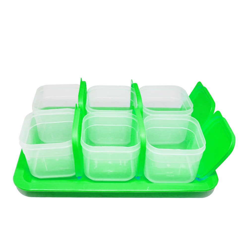 Toples Multiplast sealware Set Daiso 7 in 1