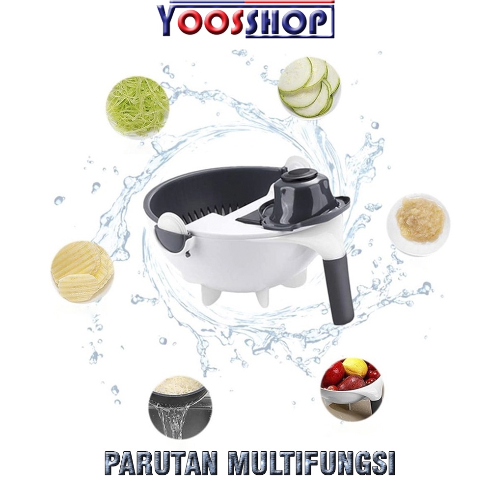 Parutan Sayur Keju Wortel Kentang Bawang Singkong Serbaguna Alat Pengiris Peralatan Dapur-4