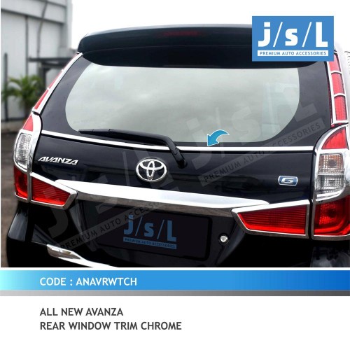 Lis Kaca Belakang All New Avanza Xenia 2012-2018 Chrome